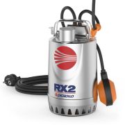 48TXP11AU Pedrollo RX1 погружной дренажный насос — 9,6 м3/ч, напор до 10 м, корпус нерж. сталь