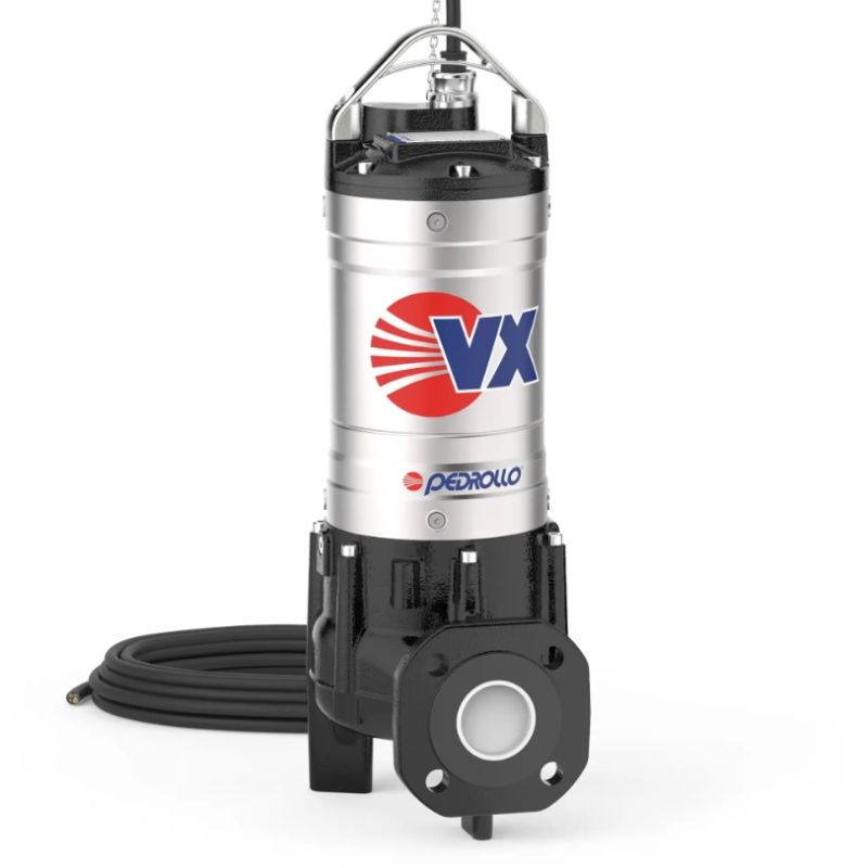 48SGV970HA Pedrollo VX 55/50 — Погружний дренажний насос, 60 м3/год, напір 26 м