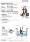 48SGM91A0AU Pedrollo MC погружной дренажный насос 0,75 кВт, 17,9 м³/ч, напор 12 м