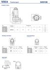 Pedrollo VXC4 150/80 (48SGVP980GE) — погружной дренажный насос 270 м³/ч, 11 кВт, DN80