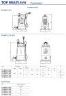 48TPM060A1U Pedrollo погружной дренажный насос TOP-MULTI-EVO 4,5 м³/ч, напор 26 м