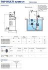48TPMA080A1U Pedrollo TOP-MULTI-EVOTECH погружной дренажный насос 0,55 кВт, 4,8 м3/ч, напор до 40 м