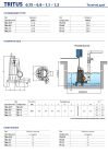 48SHT01A1 Pedrollo TRm 1.1 кВт — Погружной дренажный насос 8,4 м³/ч, напор 16–20 м