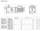 43PJD25058A Pedrollo PLURIJET 5/200X многоступенчатый насос 200 л/мин, напор макс. 73 м