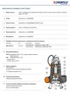 (48SGV95A0A1U) Pedrollo VXCm 8/35 дренажно-фекальний занурювальний насос 21 м³/год, напір до 9 м, 0,55 кВт
