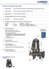 48SGY9853A Pedrollo VXC 30/50-F — занурювальний дренажний насос 51 м³/год, 16,5 м напір, 2,2 кВт