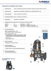 48SGQ9851A1 Pedrollo MCm 15/50-F занурювальний дренажний насос 48 м3/год, напір 16 м, 1,1 кВт