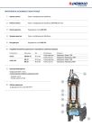 48SGV970PA Pedrollo VX 40/80, занурювальний дренажний насос для забруднених вод, 72 м³/год, напір 12,5 м