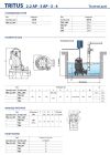 48SHT00A Pedrollo TR 1.5 кВт погружной дренажно‑фекальный 16,2 м3/ч, напор 26 м