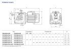 46FJ201CA1 Pedrollo FUTURE JETm 1C самовсасывающий насос 0,37 кВт, 5,4 м³/ч, напор 33,5 м