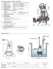 1052734 Pedrollo ZXm 1A/40 — дренажно-фекальный насос 18 м³/ч, напор 10 м, корпус из нержавеющей стали